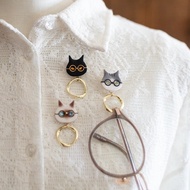 眼鏡架 / 胸針/ 眼鏡貓