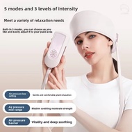 Electric Head Massager with Heat Air Pressure Head Massage Device Eye Muscle Massager Hot Compress A