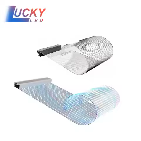 High - Definition LED Screen Wall Transparent LED P6 Interactive Transparent LED Display Flexible 3D