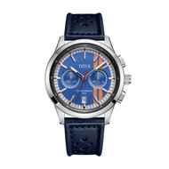 Solvil et Titus Bravo Men Chronograph Quartz in Blue Dial and Blue Leather Strap Watch W06-03236-020