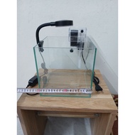 Aquarium, cubic square fish tank 20x20x20cm