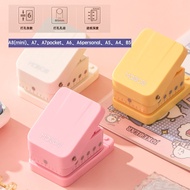 1/3/ 6-Hole Paper Punch Handheld Hole Puncher Capacity 5 Sheets for A4 A5 B5 for Notebook Scrapbook 