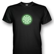 Iron Man Arc Reactor Glows In The Dark Super Hero T-shirt