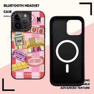 Bts casetify Mirror Magnetic Phone Case Suitable for iPhone15ProMax Compatible with iP15Pro 13 Phone Case Suitable for iPhone11 12Promax 13Promax 12 13 14 15 Magnetic Phone Case
