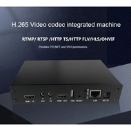 H265 Encoder Decoder 4k Support Iptv Monitor Rtmp Support Udisk Sd Card Recording H264-Hdmi To Ip Hd