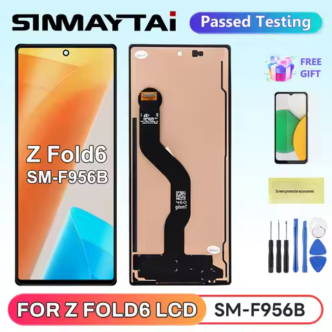 TFT For Samsung Galaxy Z Fold 6 SM-F956B SM-F956B/DS LCD Display Digitizer Touch Screen Assembly Rep