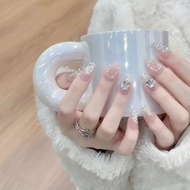 Handmade Wear Nails Cool Gems Whitening Hot Girl High-End Internet Celebrity Students Location
