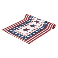 July 4 Table Runner Independence Day Table Decor Usa Stars and Stripes Table Runner Patriotic Indepe