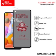 Anti-scratch Privacy Samsung A11,M11 Anti Spy Screen Protector
