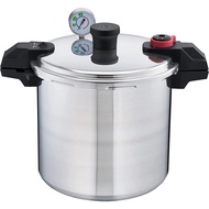 T-fal Pressure Cooker Retort, Pressure Canner with Pressure Control, 3 PSI Settings, 22 Quart, Silve