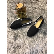 Chinese goods ~ 2 weeks - Black Toms Shoes with Foam sole