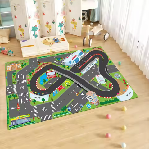 Race Track Rug,Race Map Rug,F1 Rug,Kids Rug Colorful Rug Game Nursery Rug Play Area Rug Kids Room Nu
