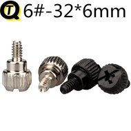 American-Made 6 #-32 * 5 * 6 Coarse Thread 3.5 Computer Case DIY Screws Side Panel Locking Tool-Free