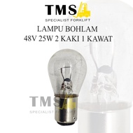 48V 25W 2-pin Bulb 48V 25W/ Bulb for Forklift
