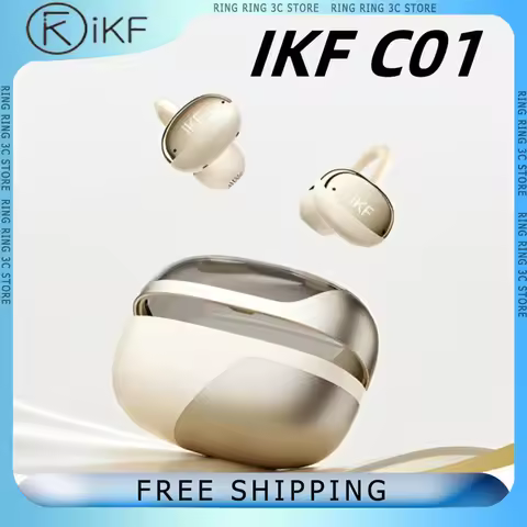 IKF C01 Bluetooth Wireless Earphones HiFi Open Earbuds Deep Noise Suppression DS6.0 Sound Beam Direc