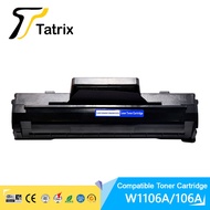 Tatrix W1106A toner 106a Premium Compatible Laser Black Toner Cartridge for HP Laser 107a/107w/MFP 1