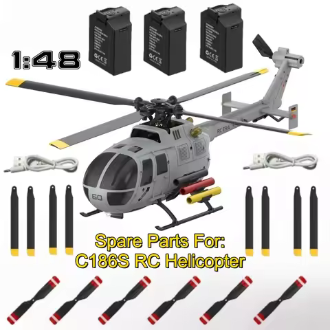 C186S Brushless Optical Flow Remote Control RC Helicopter Spare Parts Accessories 7.4V 350mAh Batter