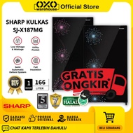 Sharp Kulkas 1 Pintu Dandelion Series SJ-X187MG DP DB Lemari Es Garansi Resmi 5 tahun Model Mewah Ka