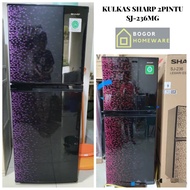 (KHUSUS BOGOR) KULKAS SHARP 2 PINTU SJ 236 MG