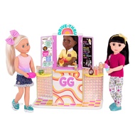 GG Drive-Thru Window Set – Deluxe Play Food & Pretend Restaurant Playset for 14-inch Dolls – Toys, C