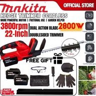 Electric Cordless Hedge Trimmer Grass Rechareable Mesin Trim Pokok Bunga Shrub Trimmer MAKITA Type B