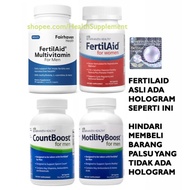 Fertilaid For Men + Countboost + Motilityboost + Fertilaid For Women Asli 05