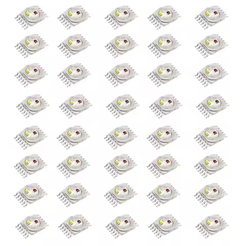 10/20/40/100pcs 18W RGBWA UV 6in1 High Power Lamp Beads Full Color Stage Light Accessories Source Im