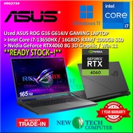 #RG273 USED ASUS ROG G614JV Intel i7-13650HX 16GBD5 1TB SSD NVIDIA RTX4060 RTX 4060 6G 165Hz Gaming 