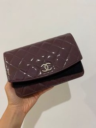 Chanel patent woc purple 手袋