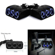 charger hp mobil splitter 3 way lighter usb charger 12 v mobil inova fortuner avanza xenia sigra cal