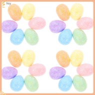 3 Bags Easter Ornament Eggs The Bird Powder 2.00X1.50X1.50CM Foam huyisheng