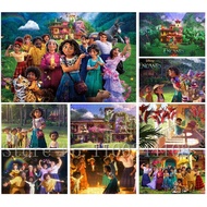 Disney Movies Encanto Jigsaw Puzzles Encanto Family Paper Puzzles for Adults Decompressing Toys Kid 