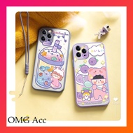UNGU Softcase Hybrid Anti-Scratch Camera Cover Boba Lilac Purple FM13 FM14 for Oppo Reno 4 4F 5 5F 6