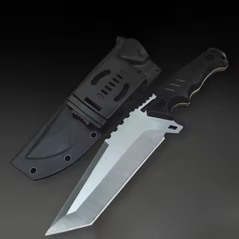 High Hardness 9CR18MOV Blade Nylon Fiber Handles pocket knife fixed blade knife Camping EDC Tools Ou