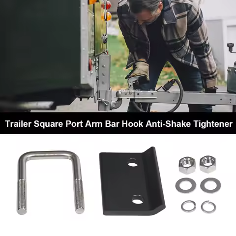 Anti-Rattle Stabilizer Lock Down Tow Clamp Car Trailer Couplings Parts Truck SUV Trailer Damper U-Bo