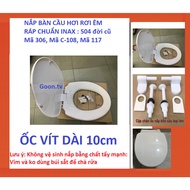 Inax 306 Toilet Lid, Hung Anh Standard Assembled Toilet Lid, Inax Toilet 306