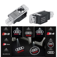 2023 Car Door Welcome Light Led HD Projector Lamp For Audi A3 A4 B8 8P 8V A6 C7 A5 Q5 B7 B6 B9 SLINE