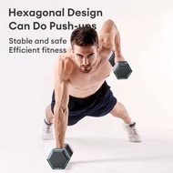 Dumbell Hexagon Set 2KG/3KG/5KG Gym Fitness Exercise Workout Deadlift Home Strength Training With Me