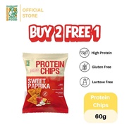 Radiant Sweet Paprika Protein Chips 60g High Protein Snack