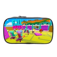 Printed fall guys Pencil Case Jelly Bean Man Cartoon Game Stationery Bag Storage Bag Student One Pie