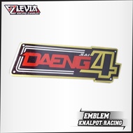 Daeng SAI 4 Brand RACING Exhaust EMBLEM