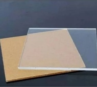 akrilik sheet clear 3mm x 50cm x 80cm akrilik bening polos lembaran 3mm custem