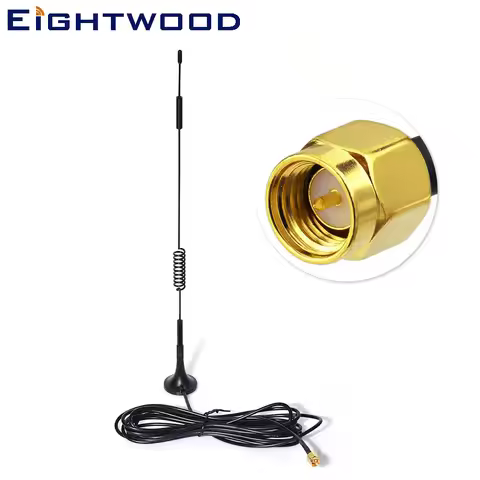 Eightwood 4G LTE SMA TS9 Antenna for Huawei Sierra Wireless Netgear ZTE Novatel Wireless Router Gate