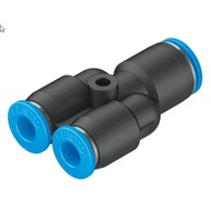 Festo QSY Series Y Tube-to-Tube Adaptor, Push In 8 mm to Push In 6 mm, Tube-to-Tube Connection Style