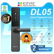 EZVIZ DL05 & DL06 COMBO WIFI Smart Fingerprint Lock Weatherproof doorbell door tag (installation Fre