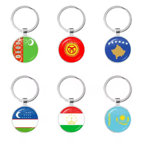 National Flag Uzbekistan,Turkmenistan,Tajikistan,Liechtenstein,Kosovo,Kyrgyzstan,Kazakhstan,Greenlan