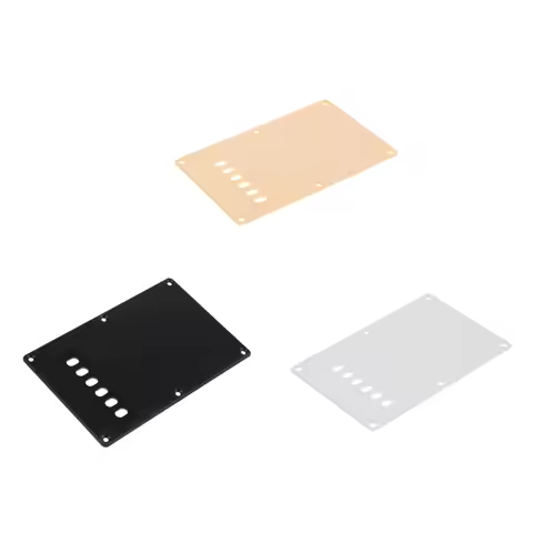 6 Hole Electric Guitar Tremolo Cavity Cover Backplate for Fender Standard Guitar Replacement Accesso
