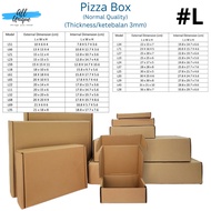 Pizza Box #L -Carton Box-Packaging box-Courier box-Pizza Box