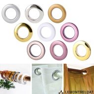 LEMONTRELQAT Curtain Grommet, Hanging Mute Curtain Eyelet Ring, Curtain Accessories Plastic Hanging 