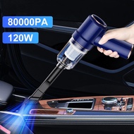 Pa 2 in 1 Car Vacuum Cleaner Wireless Charging Air Duster Handheld High-power Vacuum Cleaner For Home Office